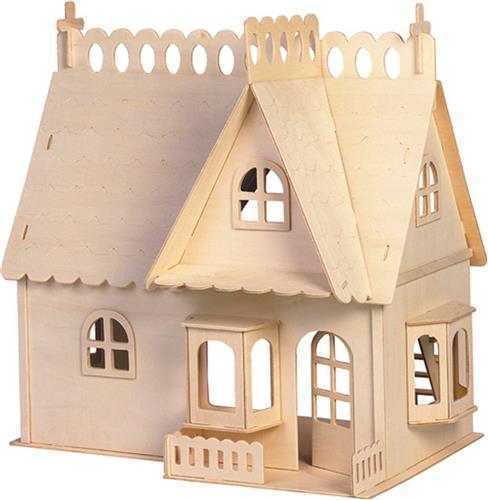 Bouwpakket Poppenhuis met Dakkapel 1:12