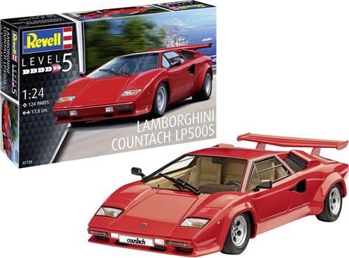 1:24 Revell 07730 Lamborghini Countach LP500S - Sport Auto Plastic Modelbouwpakket