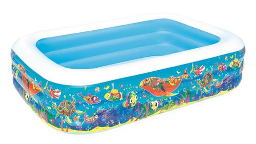 Bestway Kinderzwembad opblaasbaar 229x152x56 cm blauw