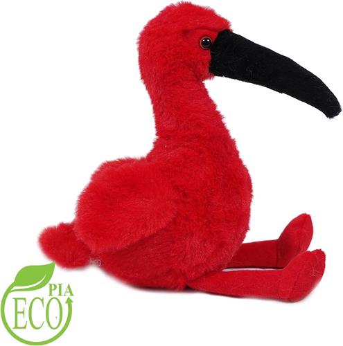 PIA Soft Toys Pluche Knuffeldier Ibis ECO- 20 cm: 100% Ecologisch, 100% Lief