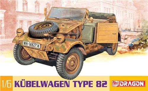 1:6 Dragon 75003 Kubelwagen Type 82 Plastic Modelbouwpakket