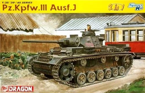 1:35 Dragon 6394 Pz.Kpfw. III Ausf. J Tank - 2 in 1 kit Plastic Modelbouwpakket