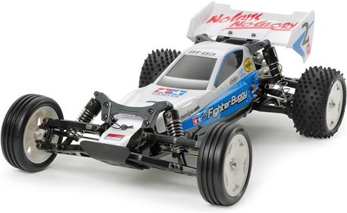 TAMIYA Radiografisch Bestuurbare 1/10 Neo Fighter Buggy - Afstandsbestuurbare 2WD Buggy KIT ( DT-03 - 58587 )