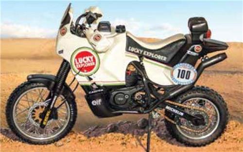 1:9 Italeri 4643 Cagiva Elefant 850 Paris-Dakar 1987 Motor Plastic Modelbouwpakket