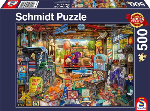 Schmidt Puzzel Garage Verkoop - 500 stukjes