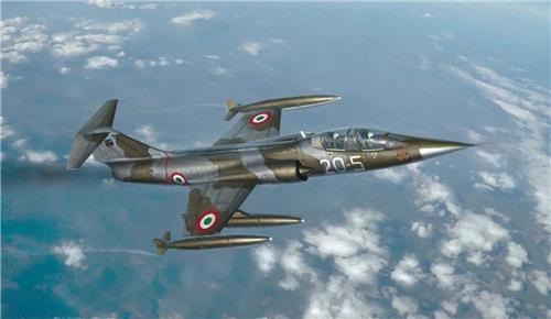 1:32 Italeri 2509 TF-104 G Starfighter (NL Decals) Plastic Modelbouwpakket