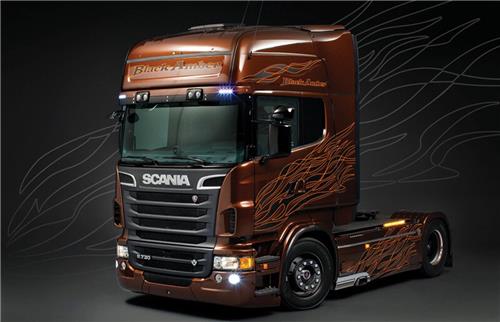 1:24 Italeri 3897 Scania R730 ''Black Amber'' Plastic Modelbouwpakket