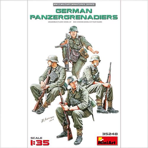 1:35 MiniArt 35248 German Panzergrenadiers Plastic Modelbouwpakket