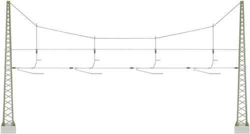 Viessmann Modelltechnik 4163 H0 Bovenleidingportaal Universeel 1 stuk(s)