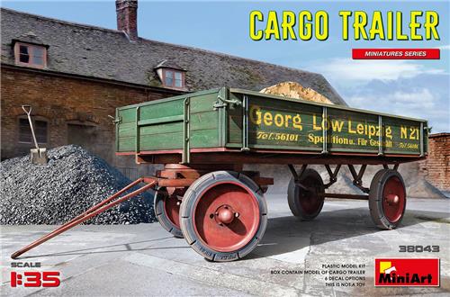 1:35 MiniArt 38043 German Cargo Trailer Plastic Modelbouwpakket