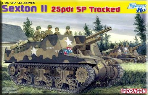 1:35 Dragon 6760 Sexton II - 25pdr SP tracked - Self Propelled Gun Plastic Modelbouwpakket