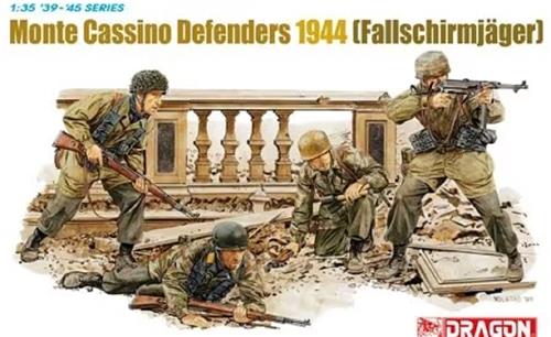 1:35 Dragon 6514 Monte Cassino Defenders - 1944 Fallschirmjaeger Plastic Modelbouwpakket