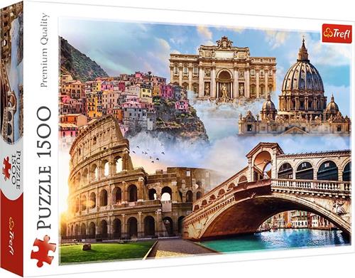 Trefl Trefl - Puzzels - 1500" - Favoriete plaatsen: Italië"