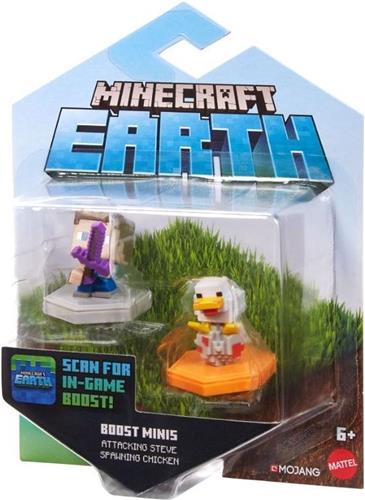 Minecraft - Boost Mini Figure 2-Pack - Steve & Companion (GKT42)