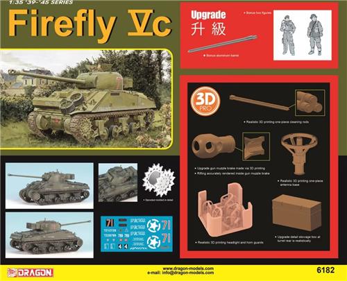 1:35 Dragon 6182 Firefly Vc Tank - 2023 Upgrade Edition Plastic Modelbouwpakket