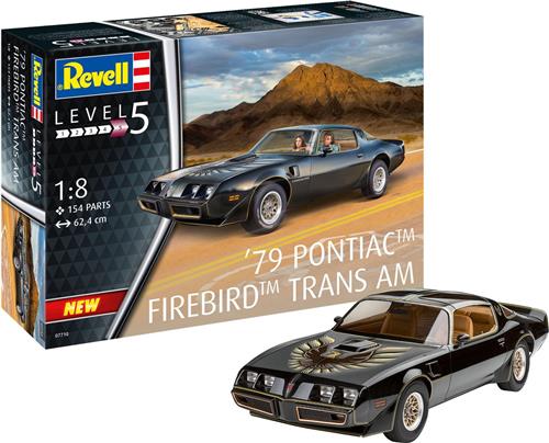 1:8 Revell 07710 Pontiac Firebird Trans Am Car Plastic Modelbouwpakket