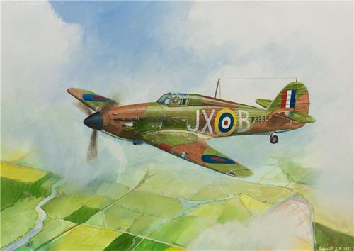 Zvezda - British Fighter Hurricane Mk-1 (Zve6173) - modelbouwsets, hobbybouwspeelgoed voor kinderen, modelverf en accessoires