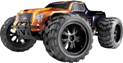 Reely Cimera Zwart Brushless 1:10 RC auto Elektro Monstertruck 4WD 100% RTR 2,4 GHz Incl. accu en lader