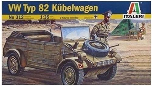 Italeri VW Typ 82 Kubelwagen 1:35 Montagekit Licht gepantserd voertuig