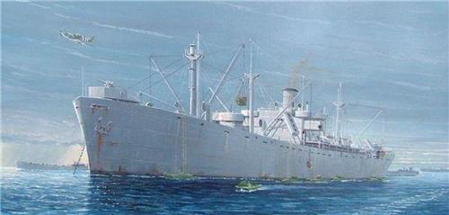 1:350 Trumpeter 05301 WWII Liberty Ship S.S. Jeremiah O Brien Plastic Modelbouwpakket