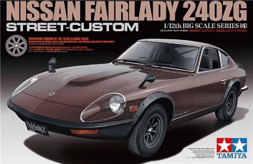 1:12 Tamiya 12051 Nissan Fairlady 240ZG Street-Custom Car Plastic Modelbouwpakket