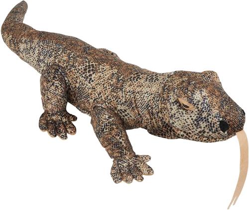 Pluche knuffel dieren Komodo Varaan van 60 cm - Speelgoed schildpadden knuffels - Leuk als cadeau voor kinderen