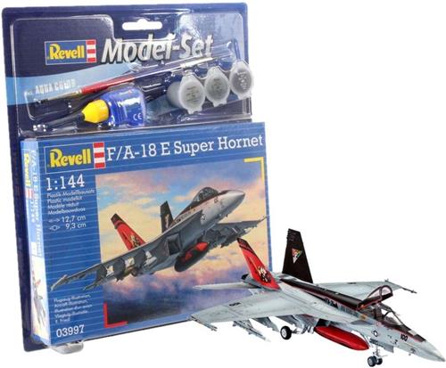 1:144 Revell 63997 F/A-18E Super Hornet - Model Set Plastic Modelbouwpakket