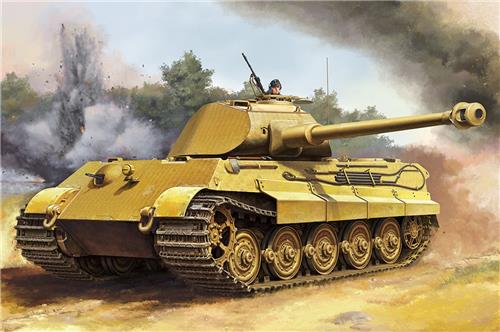 1:16 Trumpeter 00948 Pz.Kpfw.VI Sd.Kfz.182 Tiger II - Porsche Vroeg productievoertuig Fgst.Nr.280009 Plastic Modelbouwpakket