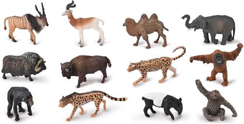 COLLECTA Set Van 12 Wilde Dieren