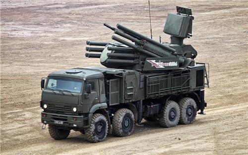 1:72 Zvezda 5069 Russian Pantsir-S1 - self-propelled anti-aircraft system Plastic Modelbouwpakket