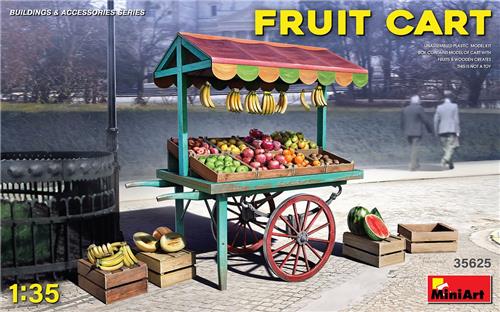 1:35 MiniArt 35625 Fruit Cart Plastic Modelbouwpakket