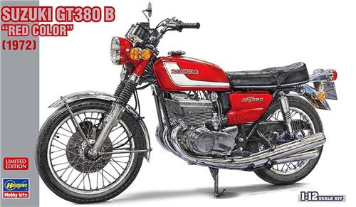 1:12 Hasegawa 21756 Suzuki GT380 B "Red Color" 1972 Plastic Modelbouwpakket