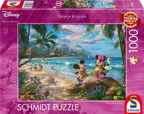 Disney Dreams Puzzel Mickey & Minnie Mouse in Hawaii (1000 stukken)