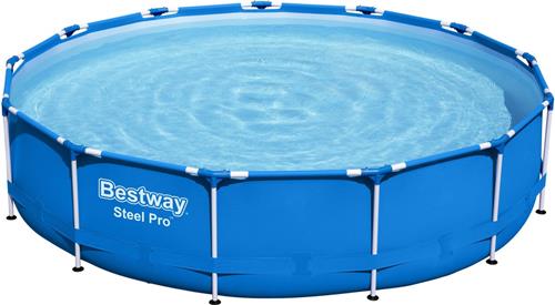 Bestway - Steel Pro - Opzetzwembad inclusief filterpomp - 396x84 cm - Rond