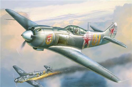 Zvezda - La - 5 Soviet Fighter (Zve6255) - modelbouwsets, hobbybouwspeelgoed voor kinderen, modelverf en accessoires