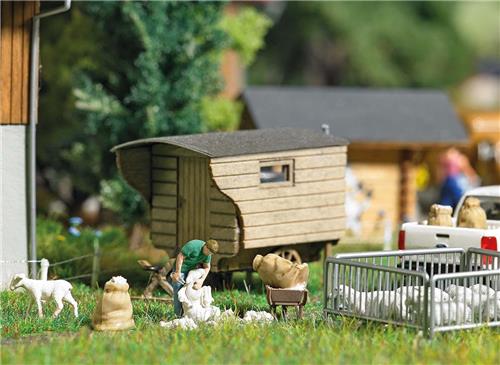 Busch - A-set: Schafschur H0 (2/21) * - BU7933 - modelbouwsets, hobbybouwspeelgoed voor kinderen, modelverf en accessoires