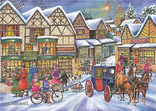 House of Puzzles Old Time Shopping - BIG 250 Piece Jigsaw Puzzle