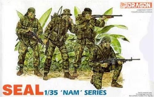 1:35 Dragon 3302 SEAL - Figures - Nam Series Plastic Modelbouwpakket