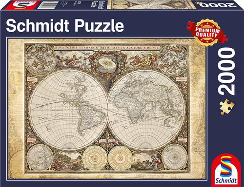 Schmidt Historische Wereldkaart - Puzzel