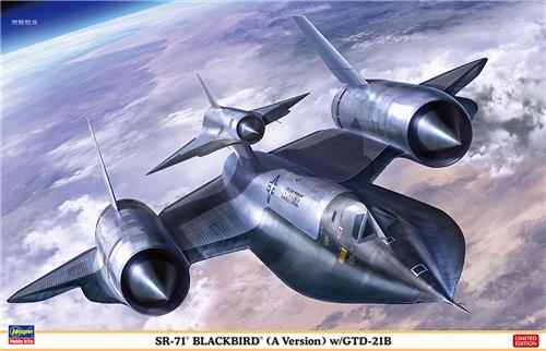 1:72 Hasegawa 02395 SR-71 Blackbird (A Version) w/GTD-21B Plastic Modelbouwpakket