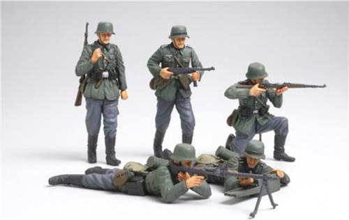 Tamiya German Infantry Set - (French Campaign) + Ammo by Mig lijm