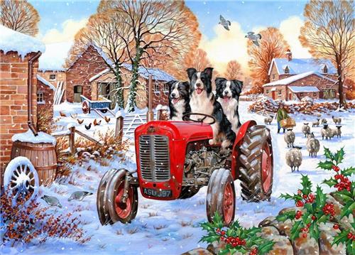 House of Puzzles Beau, Belle & Bramble - 1000 Piece Jigsaw Puzzle