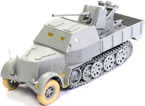 Dragon - 1/35 Sd.kfz.7 /2 3.7cm Flak 37 W/armor Cab 2/1 (6/21) *dra6542 - modelbouwsets, hobbybouwspeelgoed voor kinderen, modelverf en accessoires