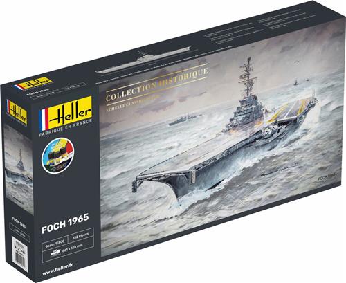 1:400 Heller 57071 Foch 1965 Ship - Starter Kit Plastic Modelbouwpakket