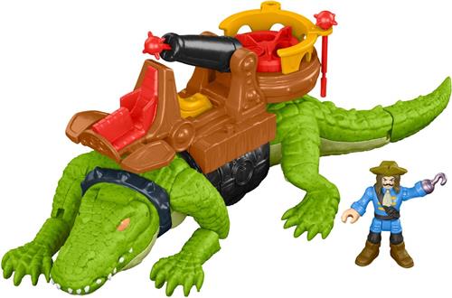 Fisher -Price Imaginext Crocodile en Captain Crochet - 3 jaar en +