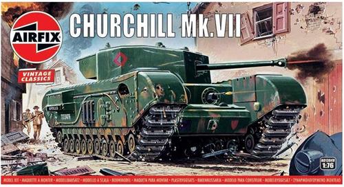 Airfix - Churchill (Af01304v) - modelbouwsets, hobbybouwspeelgoed voor kinderen, modelverf en accessoires