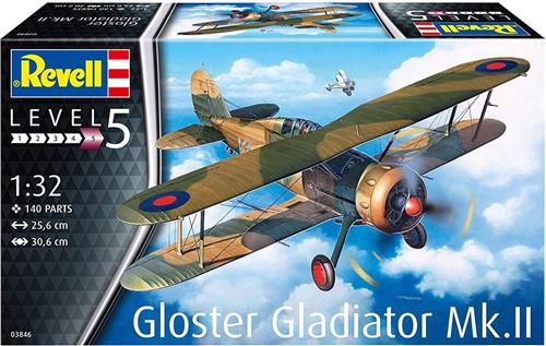 1:32 Revell 03846 Gloster Gladiator Mk. II Plastic Modelbouwpakket