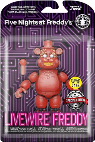 Funko Pop! Action Figure: Five Nights at Freddys - Livewire Freddy Glow in the Dark Special Delivery Exclusive