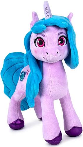 Izzy Moonbow  My Little Pony Pluche Knuffel 25 cm {Speelgoed Knuffeldier voor kinderen jongens meisjes | My Little Pony: Een nieuwe generatie | Bekend van Netflix | Pipp Petals, Zipp Storm, Sunny Starscout, Izzy Moonbow, Hitch Trailblazer}