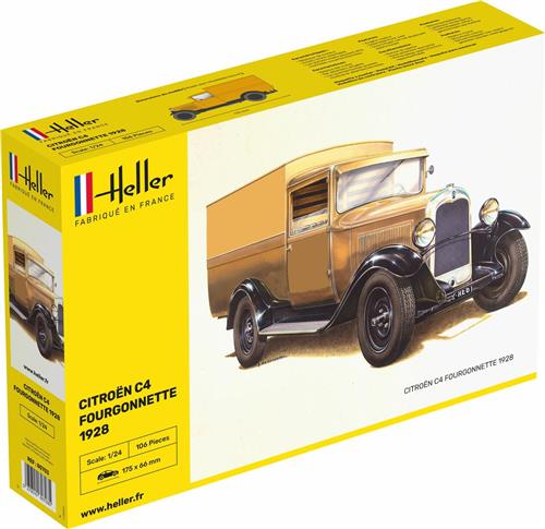 1:24 Heller 80703 Citroen C4 Fourgonnette 1926 Plastic Modelbouwpakket